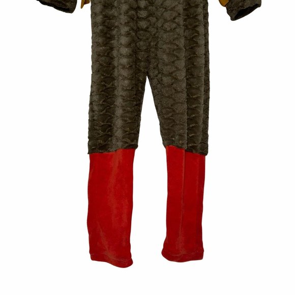 Briefly Stated Turkey Unionsuit Costume Mens L Thanksgiving Fall Halloween Brown - Picture 5 of 11